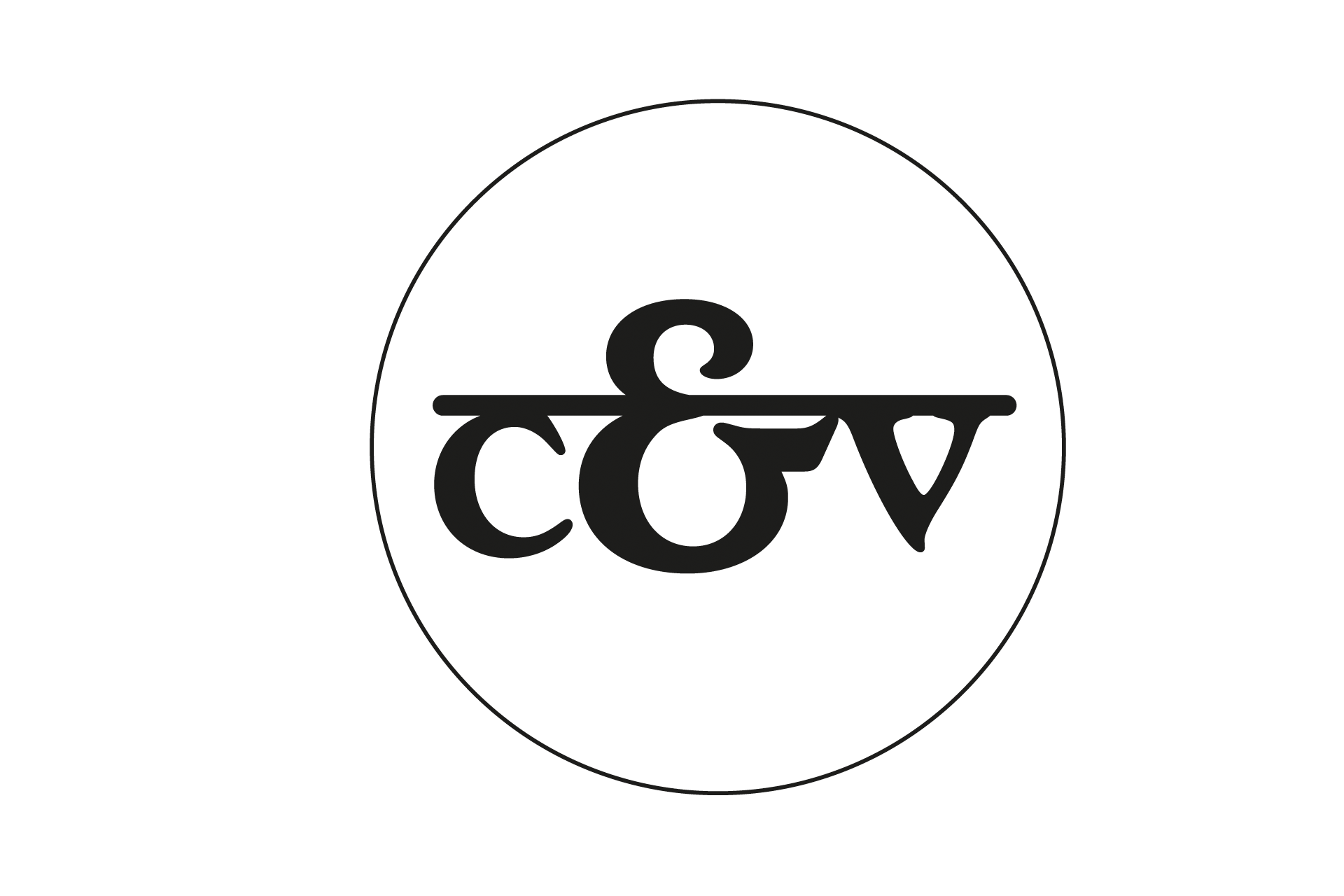 rundes schwarz-weiß Logo für die Ausstellungsreihe copieren und verfälschen