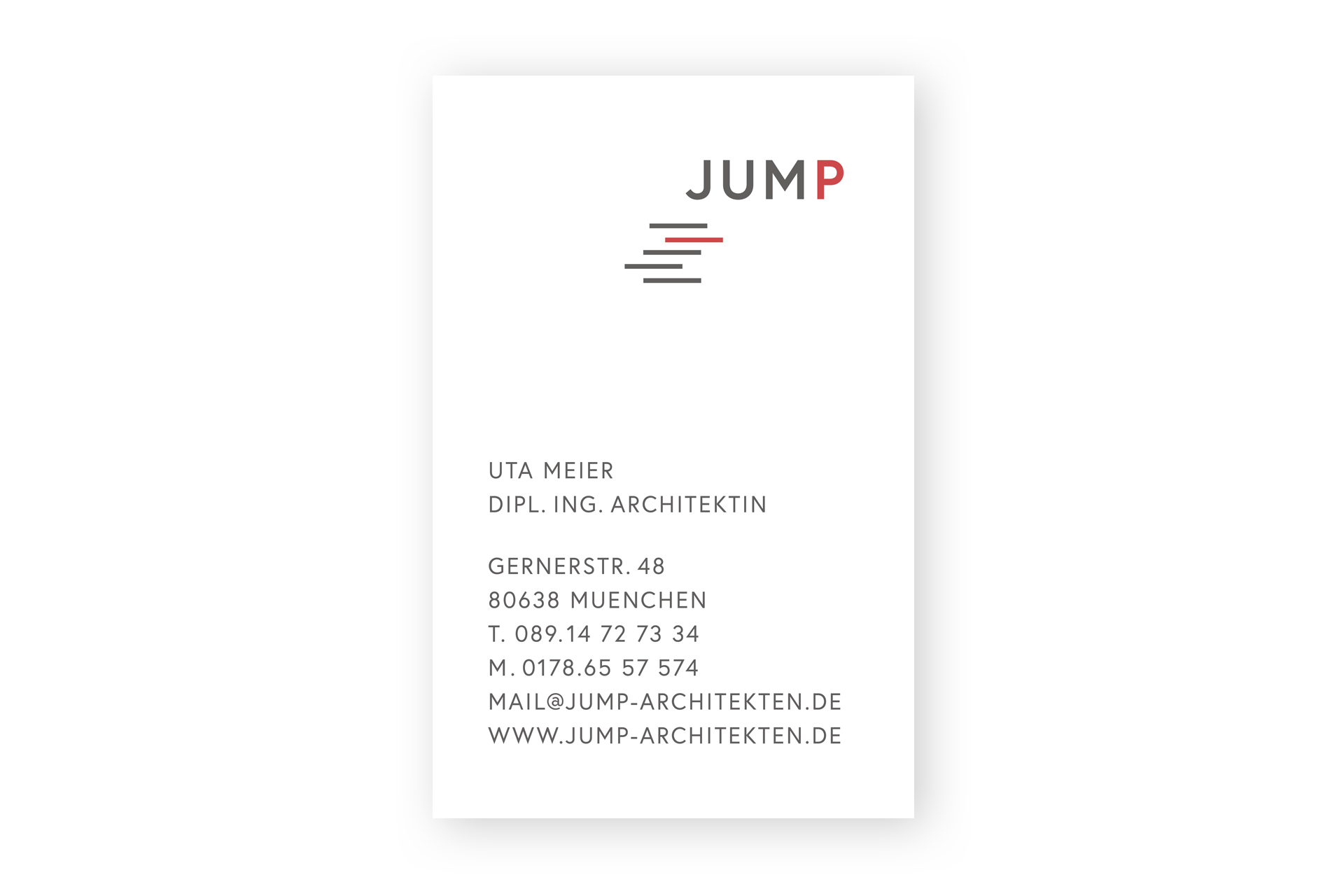 Abbildung der Visitenkarte für Jump-Architekten